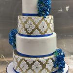 Blue And White Wedding