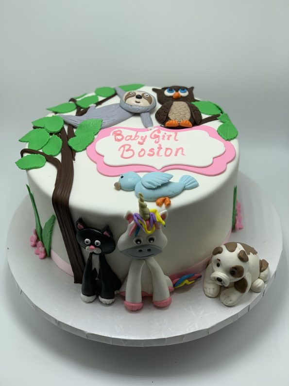 Cartoon Animal Cake