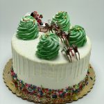 Christmas Santa Sleigh Cake