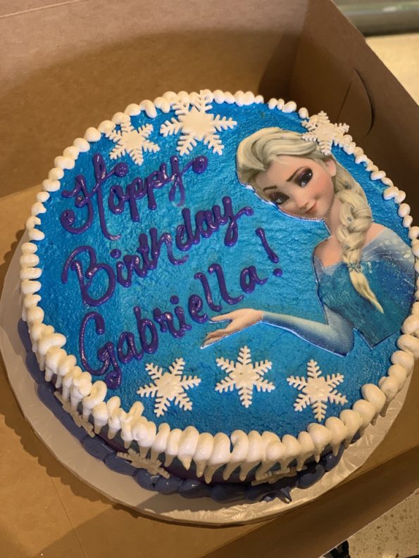 Frozen Elsa Cake