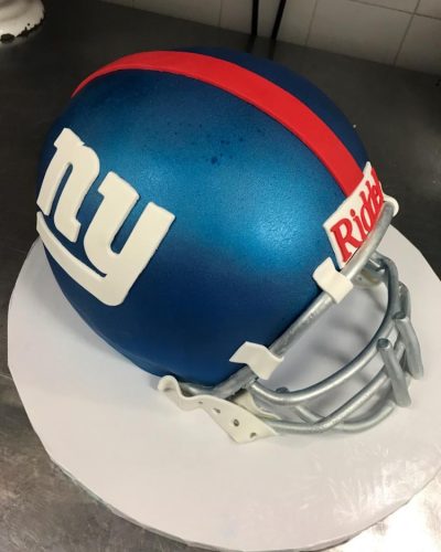 Giants Helmet Cake