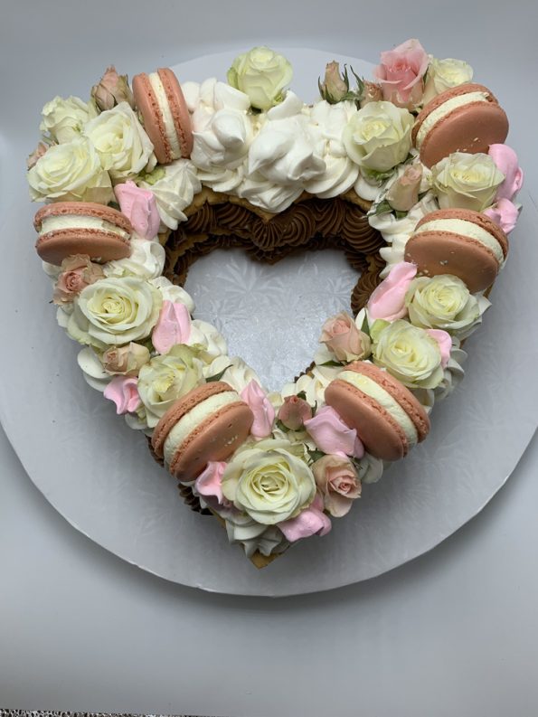 Heart Shape Cookie Cake