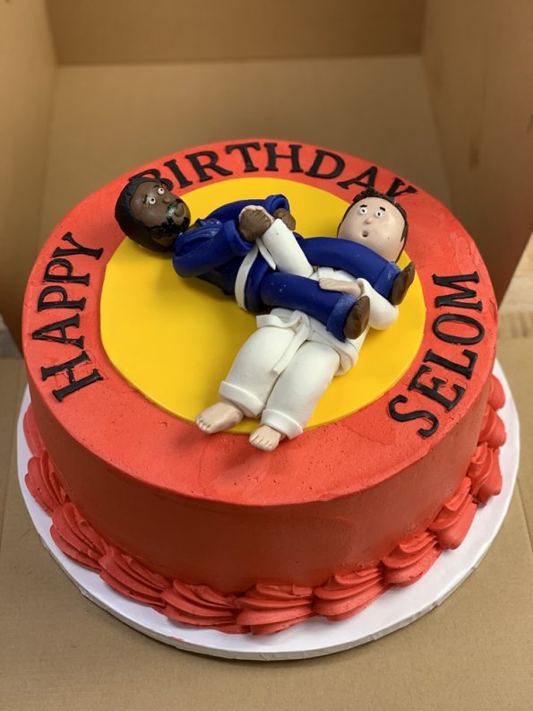 Karate Characters Cake