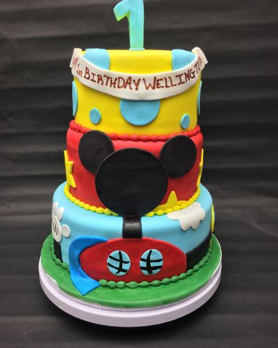Mickey Mouse House Cake
