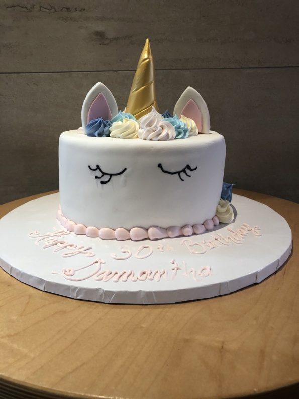 Small Unicorn Cake
