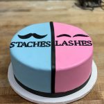 Staches And Lashes Cake