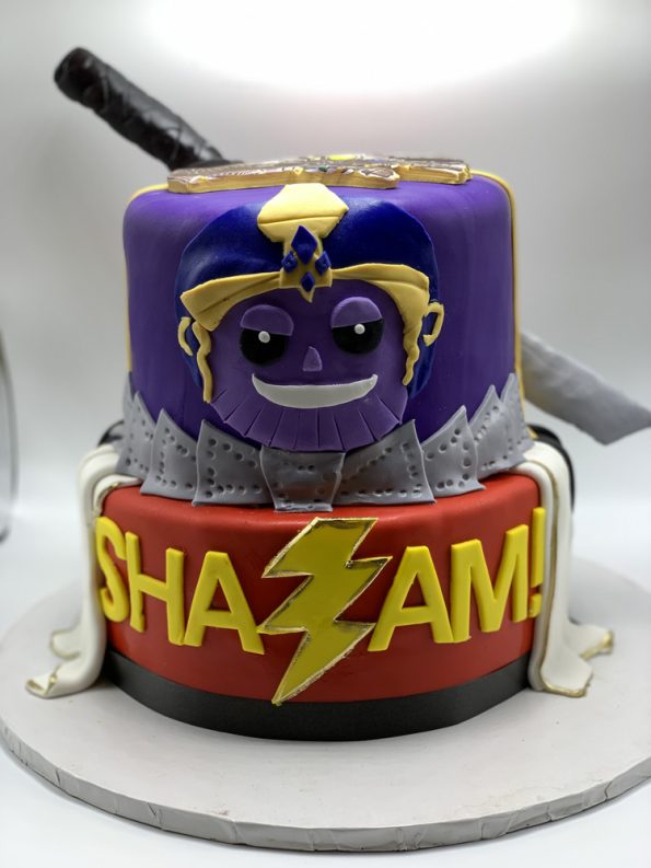Thanos And Shazam Cake