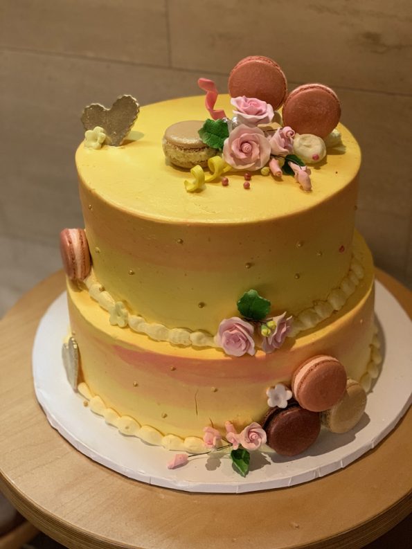 Yellow Pink Cake