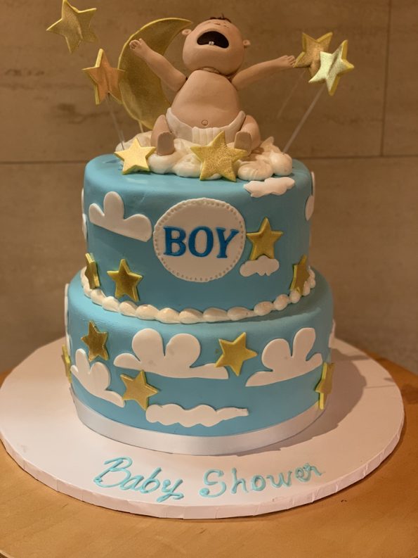 Baby Boy Stars Cake