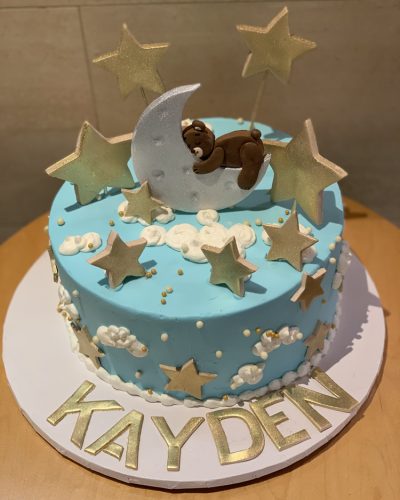 Baby Stars Birthday Cake