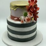 Black And Gold Cake