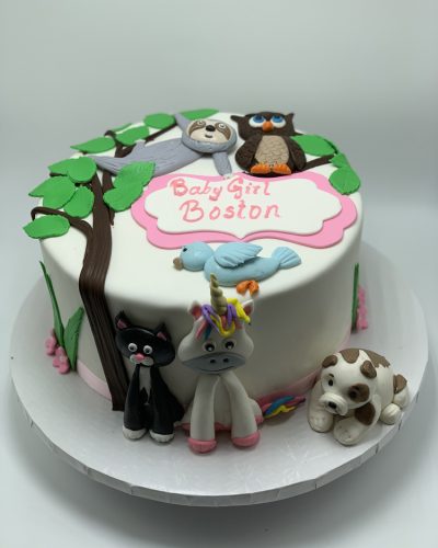 Cartoon Animal Cake