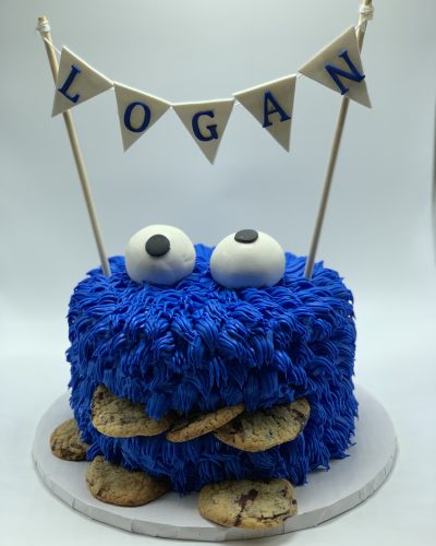 Cookie Monster Cake