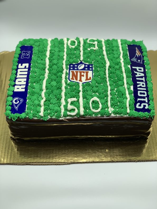 Football Field Cake