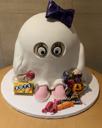 Ghost Halloween Cake