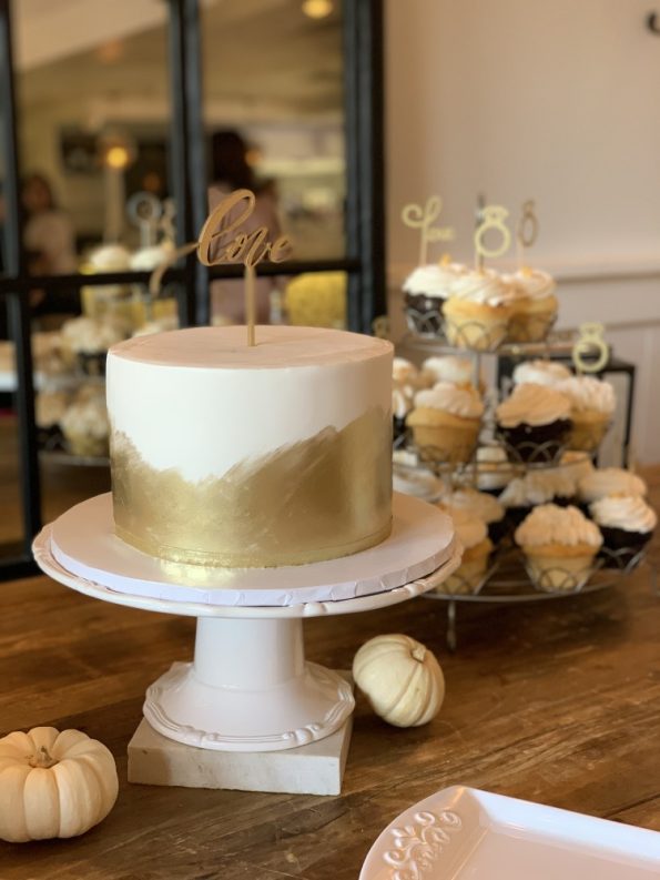 Gold Love Cake