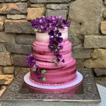 Purple Wedding Cake