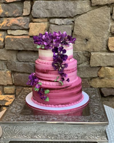 Purple Wedding Cake