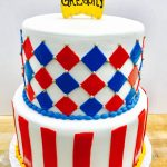 Red White And Blue Cake