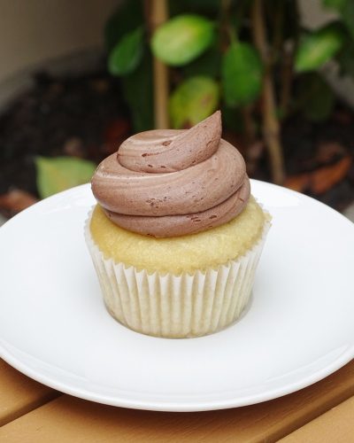 Mia's Choco Vanilla Vegan Cupcake