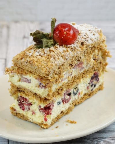 Fruit Napoleon Cake