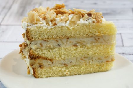 burnt almond cake