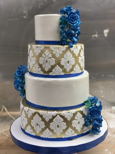 Blue And White Wedding