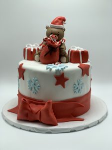 Christmas Bear Cake