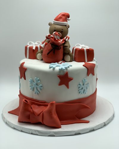 Christmas Bear Cake