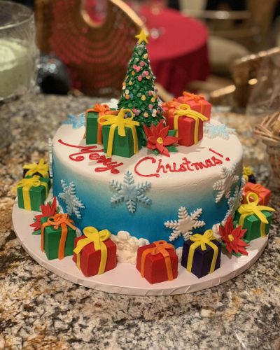 Christmas Tree Cake