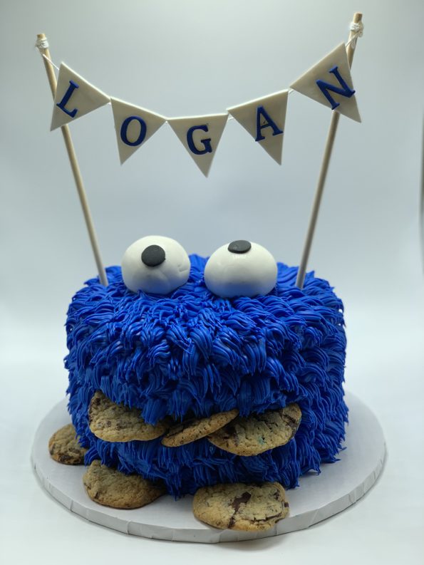 Cookie Monster Cake