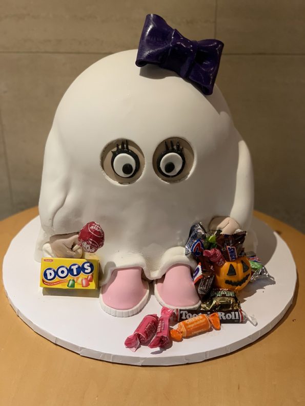 Ghost Halloween Cake