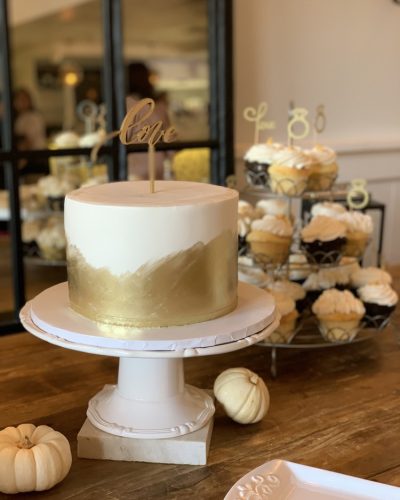 Gold Love Cake