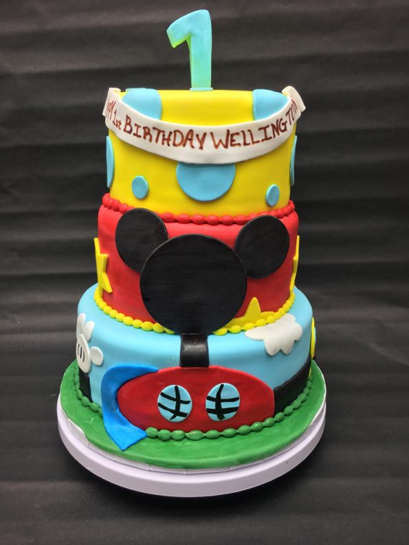 Mickey Mouse House Cake