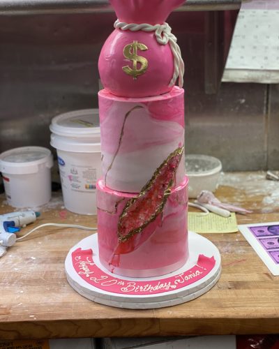 Money Bag Cake