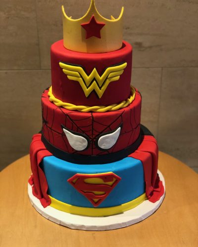 Superheroes Cake