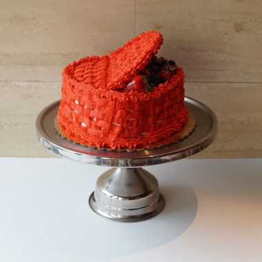 Valentine's Day Basket Cake