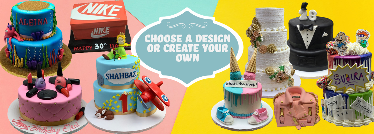 Custom cakes by Mia's Bakery