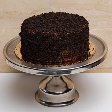 savor the classic flavor of a traditional Brooklyn blackout cake at Mia's Bakery.