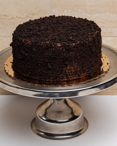 savor the classic flavor of a traditional Brooklyn blackout cake at Mia's Bakery.