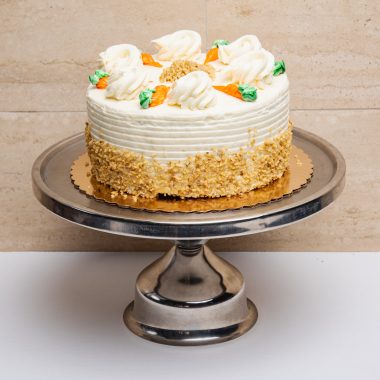 savor the classic flavor of a homemade carrot cake at Mia's Bakery.
