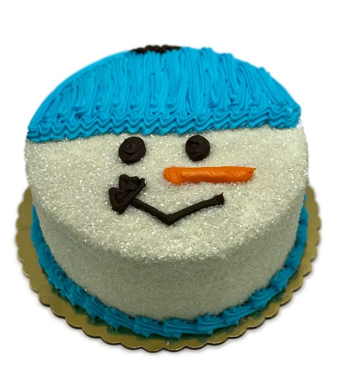 Snowman Cake3