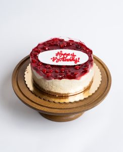 Cherry Cheesecake Birthday Cake