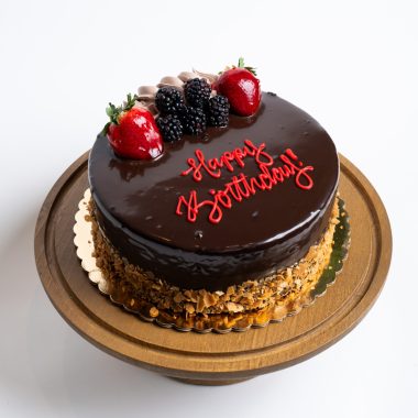 Chocolate Mousse Birthday Cake