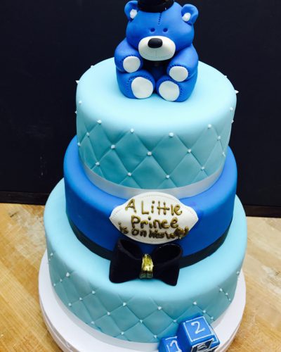 Baby Bear Blue Cake
