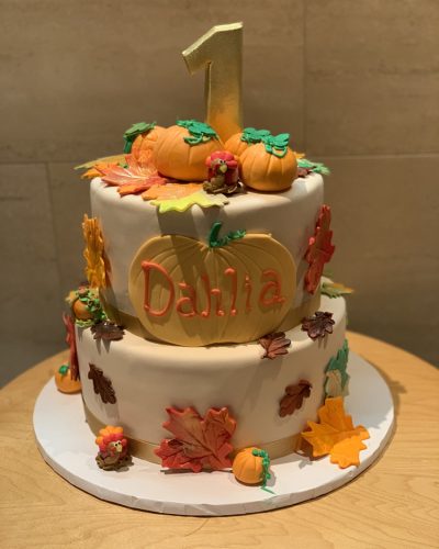 Fall Theme Cake