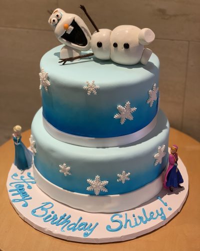 Frozen Olaf Cake