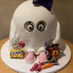 Ghost Halloween Cake