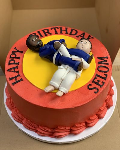 Karate Characters Cake