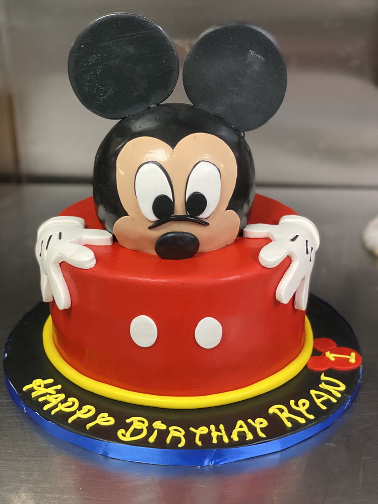 Mickey Mouse Birthday Cake - Flecks Cakes